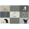 Set de table Trixie Patchwork Cat pour chat L44 l28cm - Set de table pour chat