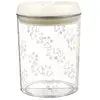 Trixie Boîte snack, en plastique 1,5 L/ø 12 × 17,5 cm, transparent/blanc