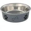 TRIXIE Gamelle, en acier inox/revêtement plastique 1,5 L/ø 21 cm