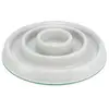 TRIXIE Slow Feeding gamelle, en Plastique/TPR, 0,45 l/ 23 cm, Gris - 25029