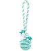 Trixie Denta Fun Corde de jeu avec balle pour chien - 7 cm de diamètre x L 24 cm