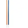 Trixie Piquets de slalom pour parcours d'agilité 115 cm 12 pcs Plastique