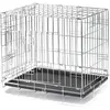 Cage de transport pour chien - TRIXIE - 78 × 62 × 55 cm - Gris - Petit - Intérieur