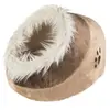 TRIXIE Abri Douillet Minou pour Chat - Beige - 35 × 26 × 41 cm