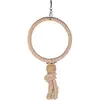 Trixie Rope Ring with Wooden Bead, 24 cm, Pack of 4