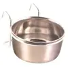 Trixie 4x Swisspet Ecuelle en acier chromé 0.3l (30 cl), Gamelle