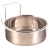 Trixie Stainless Steel Bowl with Holder, 14 cm Dia