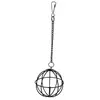 Lot de 3 râteliers pour rongeurs en métal Trixie Food Ball TU