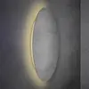 Applique murale LED Escale Blade, aspect béton, Ø 95 cm