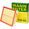 Mann filter C 26 168 Filtre à air - VÉHICULE DE TOURISME + UTILITAIRES