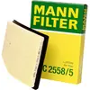 Mann filter C 2558/5 Filtre à air - VÉHICULE DE TOURISME + UTILITAIRES