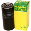 Mann filter W 730 Filtre à huile - VÉHICULE DE TOURISME + UTILITAIRES