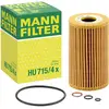 Mann filter HU 715/4 x Filtre à huile - VÉHICULE DE TOURISME + UTILITAIRES