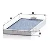 Filtre, air de l'habitacle CU 24 500 Mann CU24500