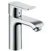 Mitigeur lavabo Metris 110, sans tirette ni vidage chromé Hansgrohe