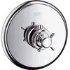 Axor Set de finition pour mitigeur thermostatique encastré haut débit chroméé