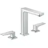 Hansgrohe Mélangeur lavabo Metropol 160 3 trous poignées manettes, bonde Push-Open chromé