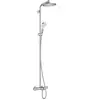 Colonne bain douche thermostatique Crometta S 240 chromé Hansgrohe