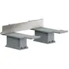 hansgrohe Axor Set d'adaptateurs universel aspect acier inoxydable