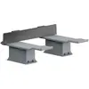 hansgrohe Axor Set d'adaptateurs universel chrome noir poli