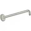 hansgrohe Bras orientable 389 mm, 90° Wi, montage mural, aspect inox