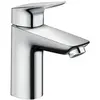 Hansgrohe Logis 100 Mitigeur lavabo sans tirette ni vidage (71101000)