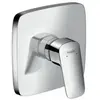Set de finition LOGIS pour mitigeur douche encastré chromé Hansgrohe