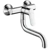 Hansgrohe Focus Robinet de cuisine mural avec connexions chrome