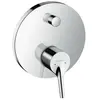 Façade mitigeur bain douche encastré 2 sorties Talis S chromé Hansgrohe