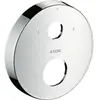 AXOR Rosace-rallonge, ronde, 2 trous, avec marquage 0/1/2, 14962820,