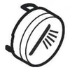 hansgrohe ShowerSelect Symbole de bouton-poussoir, 92573450,