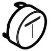 hansgrohe ShowerSelect Symbole de bouton-poussoir, 92576450,