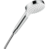 HANSGROHE Douchette 1 jet Crometta - Ø 10 cm - Blanc chromé
