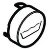 hansgrohe ShowerSelect Symbole de bouton-poussoir, 92577450,