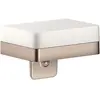 Hansgrohe AXOR Universal Softsquare Distributeur de savon, 42819820,