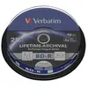 Verbatim M-Disc - 10 x BD-R - 25 Go 4x - surface imprimable par jet d'encre - spindle