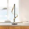 Q-Smart-Home Paul Neuhaus Q-Swing lampe table anthracite/laiton