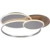 Paul Neuhaus Plafonnier LED Palma, bois, CCT, 65cm, intensité variable