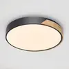 Q-Smart-Home Paul Neuhaus Q-BILA plafonnier LED, noir/chêne