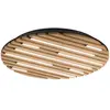 Q-Smart-Home Paul Neuhaus Plafonnier LED Smart Q-Akustik, bois Ø 60 cm