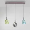 Lampe Suspendue Zula 3 Lumières Droites - 2542-70