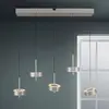 Q-Smart-Home Lampe Suspendue 5 Lumières Q-rotate En Aluminium Moderne - 2249-95