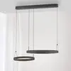 Paul Neuhaus Suspension LED Esko, noir, longueur 90 cm