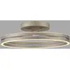 Plafonnier LED PURE Loop couleur bronze, métal Ø 60 cm CCT
