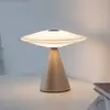 Lampe à poser LED Elipsa de Paul Neuhaus, blanc/bronze, à intensité va...