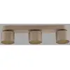 Spot pour plafond LED PURE Cup, couleur bronze, 56 cm, métal, à 3 lamp...