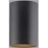 Plafonnier LED PURE pour salle de bain Point, noir Ø 6 cm, métal, IP44