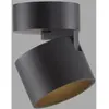 Spot pour plafond LED PURE Cup, noir, Ø 9,5 cm, métal