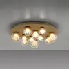 Plafonnier LED PURE Popup, bronze/ambre Ø 60 cm CCT, à 11 lampes