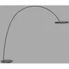 Lampe sur pied LED PURE Loop-Bow, noir, portée 290 cm, CCT